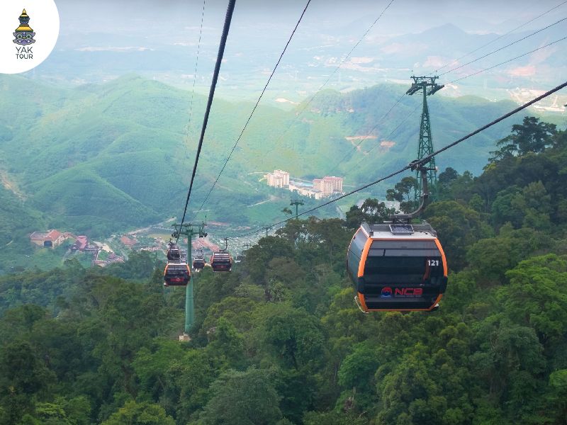 กระเช้าลอยฟ้าบานาฮิลล์ วิวภูเขาและป่าเขาแบบพาโนรามา