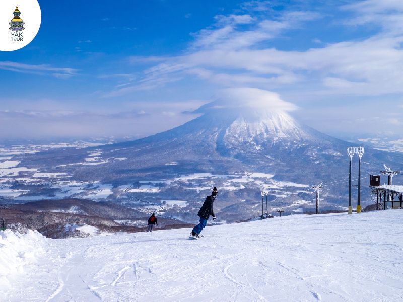 ลานสกีในนิเซโกะ ประเทศญี่ปุ่น