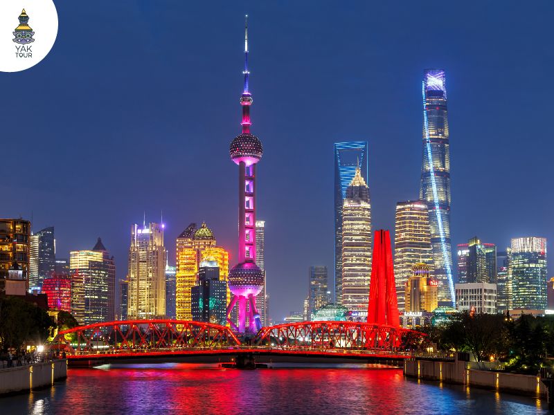 The Bund หรือหาดไว่ทานยามค่ำคืนในเซี่ยงไฮ้