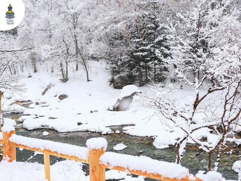 โซอุนเคียว ญี่ปุ่น ที่ปกคลุมไปด้วยหิมะ