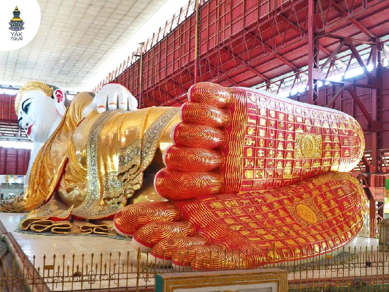 พระพุทธไสยาสน์เจาทัตยี พระนอนตาหวาน ย่างกุ้ง เที่ยวพม่า เสริมดวงสุขภาพ