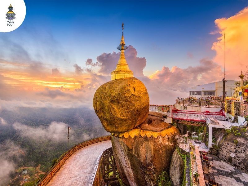 พระธาตุอินทร์แขวน พระธาตุไจที่โย่ พม่า สถานที่ศักดิ์สิทธิ์ ขอพรความสำเร็จและโชคลาภ