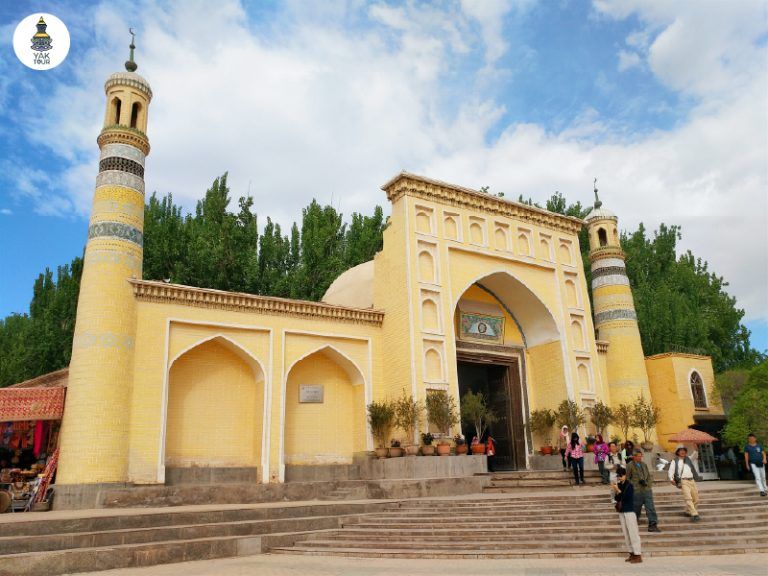 มัสยิดอิดคาห์ เมืองคัชการ์ ซินเจียงใต้ มัสยิดเก่าแก่ของชาวอุยกูร์