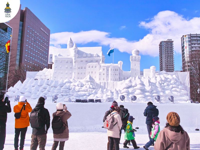 เทศกาลหิมะซัปโปโร ประติมากรรมหิมะระดับโลก ฮอกไกโด