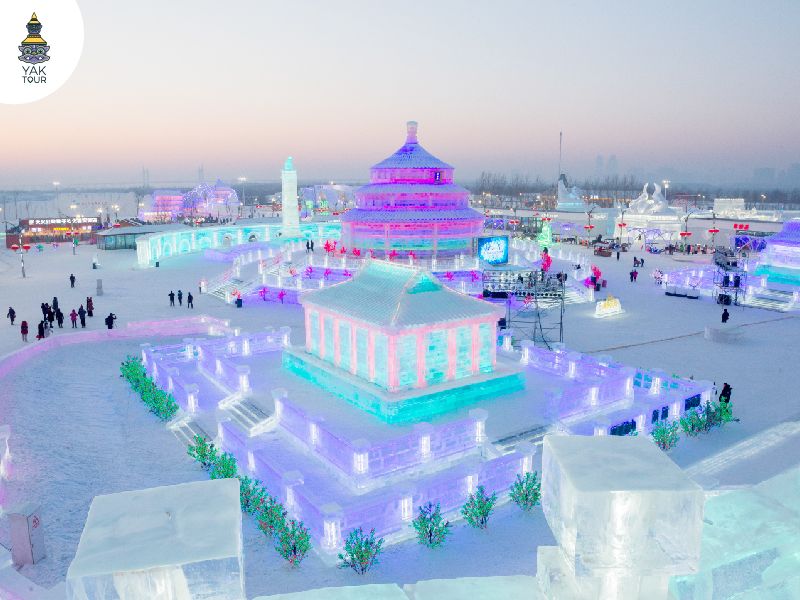 บรรยากาศงาน Harbin Ice and Snow festival 2026