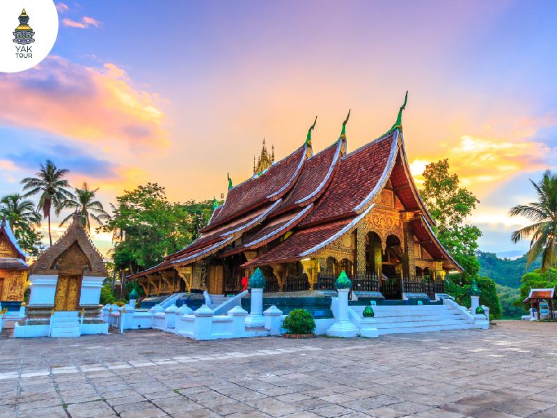 วัดเชียงทอง หลวงพระบาง ลาว สถาปัตยกรรมบ้านเมืองเก่า