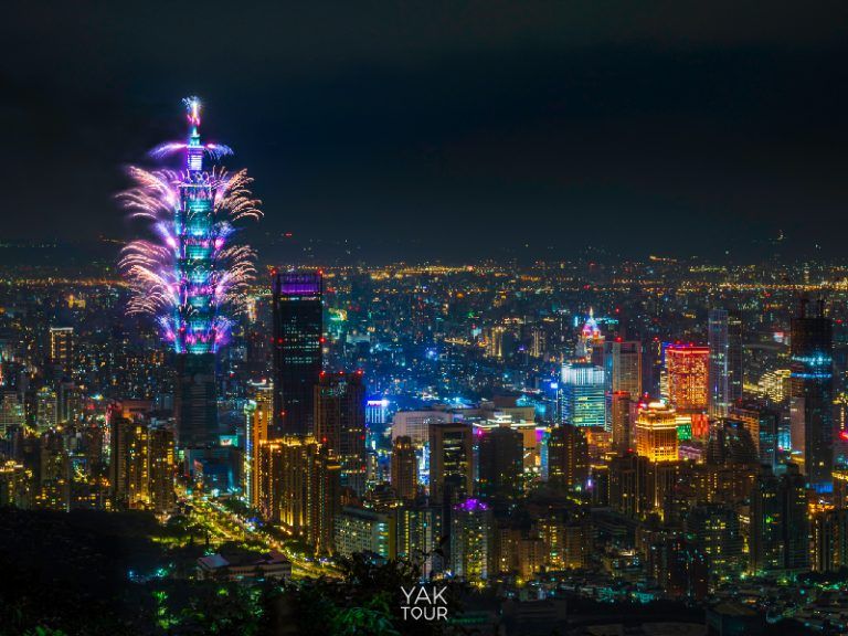 งานเคานต์ดาวน์ ที่ไทเป ไต้หวัน ช่วงปีใหม่