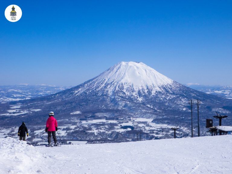 ลานสกีที่นิเซโกะ และภูเขาไฟฟูจิ