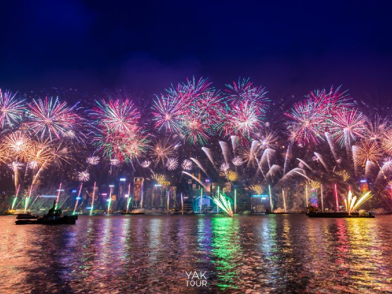 งานเคานต์ดาวน์ ที่อ่าววิคตอเรีย ฮ่องกง ช่วงปีใหม่