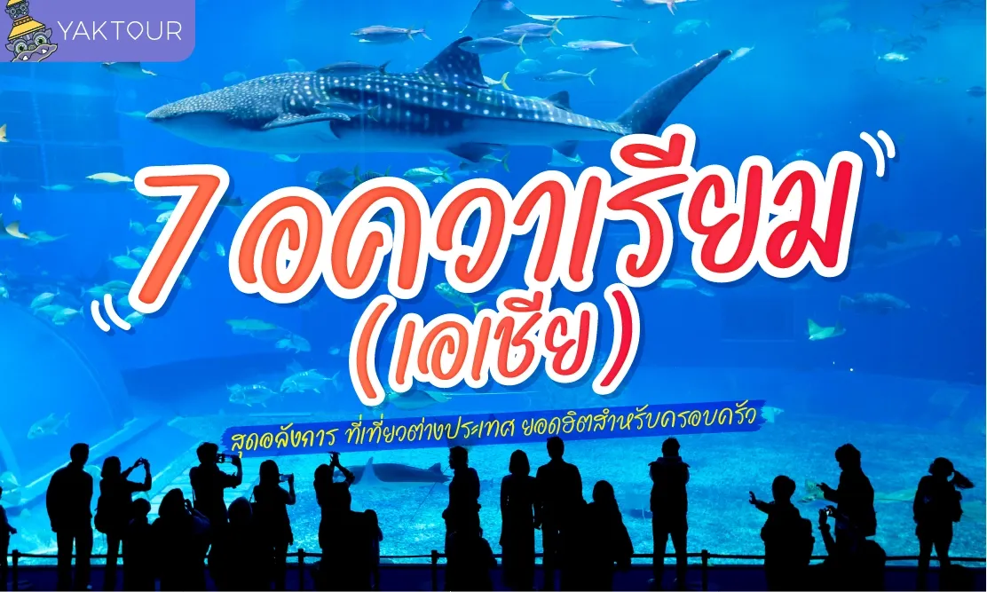 มัดรวม 7 อควาเรียม เอเชีย สุดอลังการ ที่เที่ยวต่างประเทศ ยอดฮิตสำหรับครอบครัว