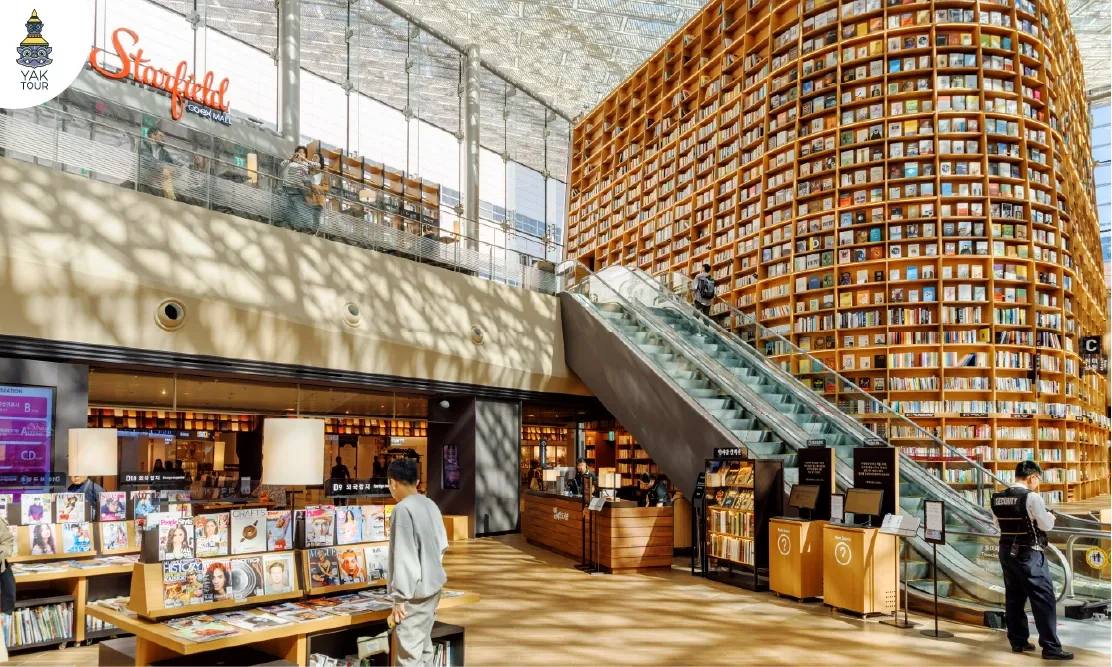 ห้องสมุด Starfield Library แลนด์มาร์คชื่อดังภายในห้าง Starfield COEX Mall