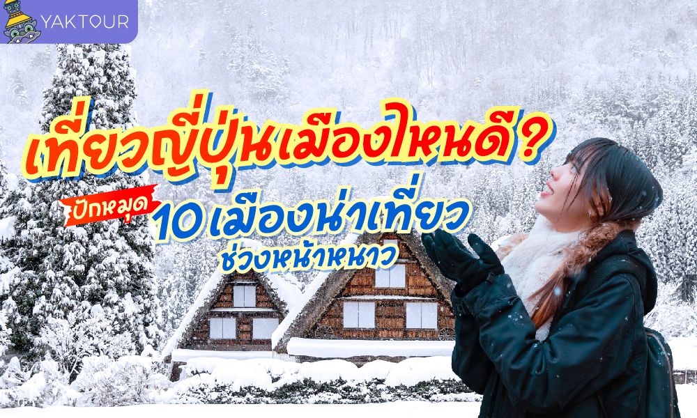 เที่ยวญี่ปุ่น เมืองไหนดี ? ปักหมุด 10 เมืองน่าเที่ยวช่วงหน้าหนาว