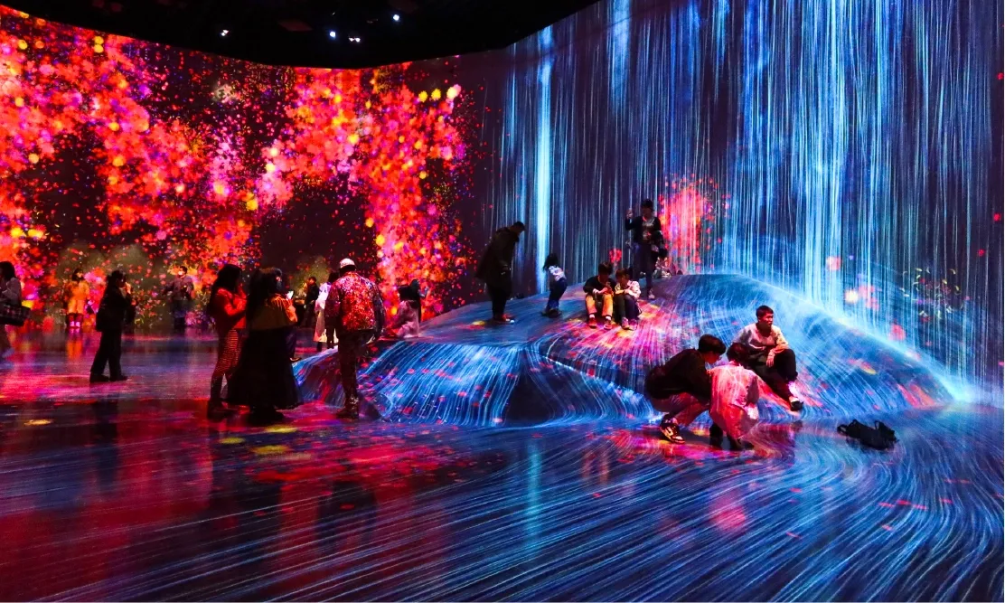 มิวเซียมศิลปะดิจิทัล teamLab Borderless ตึก Azabudai Hills