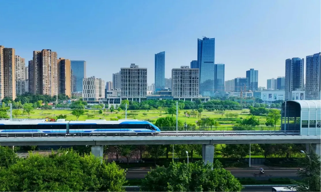 รถไฟสาย Bitong Line เส้นทางรถไฟชานเมืองล้ำสมัย พาดผ่านวิวสวยในฉงชิ่ง