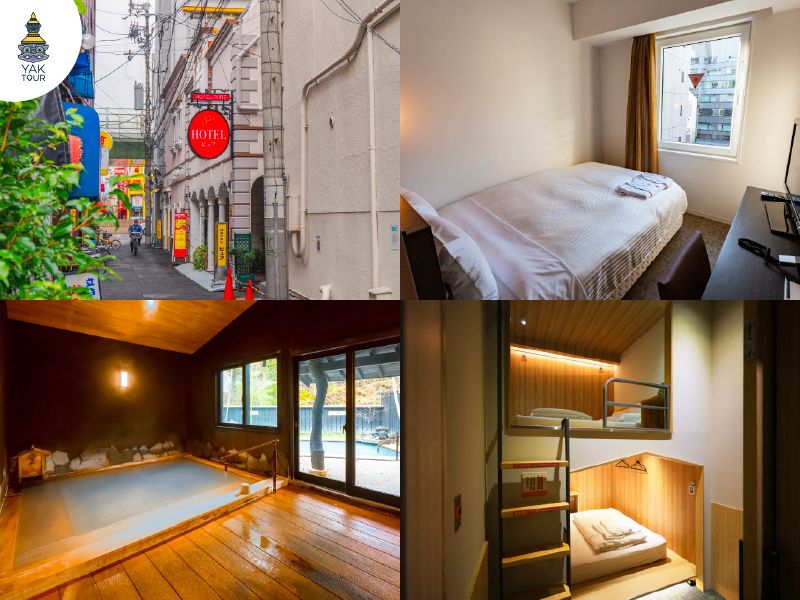 ตัวอย่างที่พักราคาประหยัดในญี่ปุ่น ทั้งโฮสเทล ห้องพักบิสซิเนส และแคปซูลโฮเทล