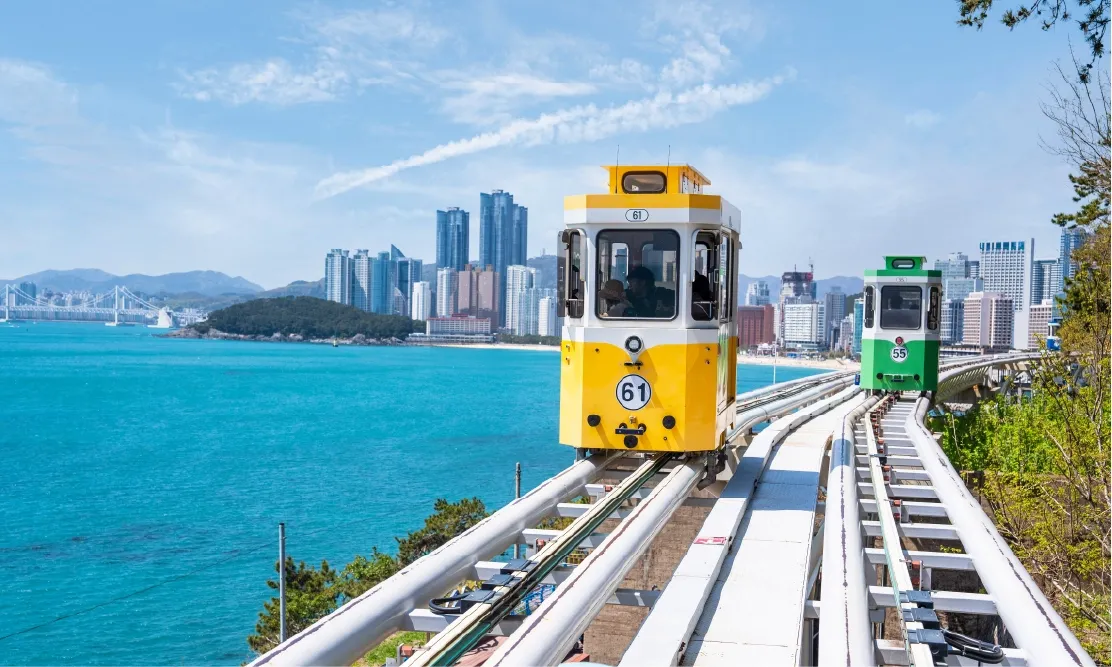 เที่ยวต่างประเทศ หน้าร้อน ที่ปูซาน Haeundae Sky Capsule