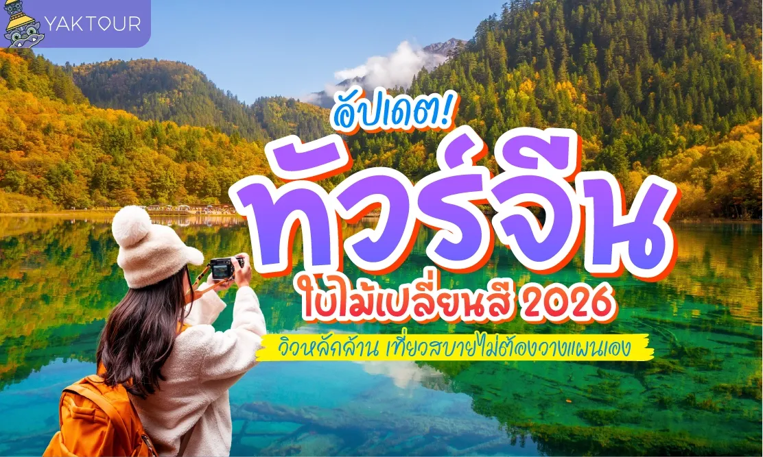 อัปเดต ทัวร์จีน ใบไม้เปลี่ยนสี 2026 วิวหลักล้าน เที่ยวสบายไม่ต้องวางแผนเอง