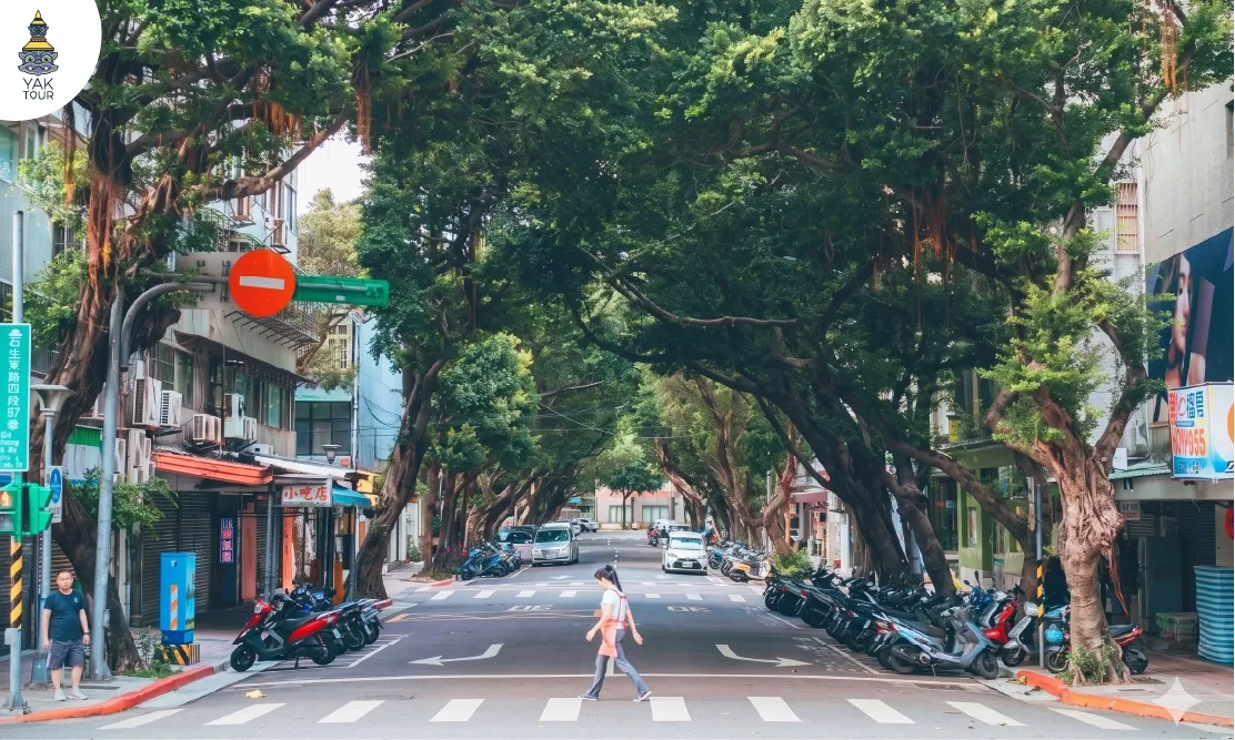 อุโมงค์ต้นไม้บนถนนฟูจิน (Fujin Street) ย่านคาเฟ่และไลฟ์สไตล์สุดชิค