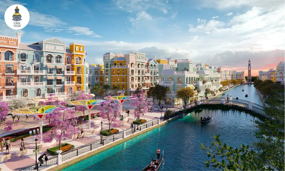 Grand World เมืองเวนิสจำลองแห่งเวียดนามใต้กับบรรยากาศล่องเรือกอนโดลาชมตึกสีสันสดใส