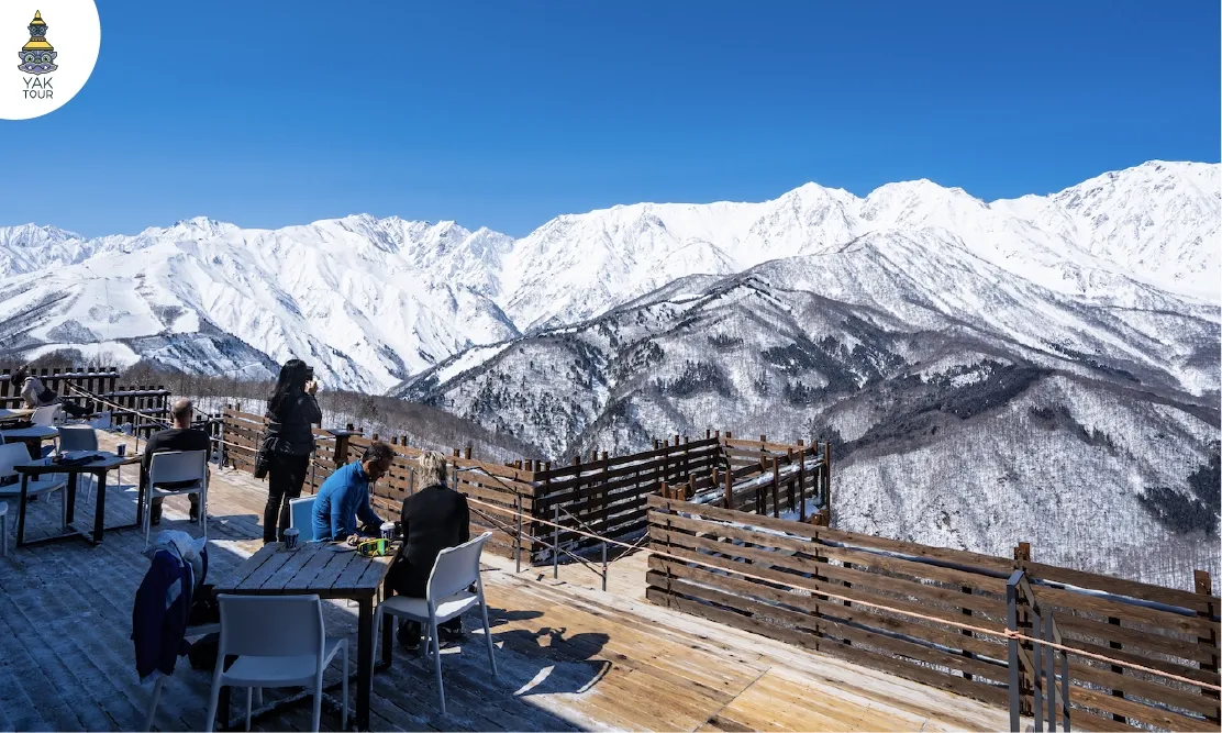  วิวหิมะขาวโพลน Winter Season ที่ฮาคุบะ อิวาตาเกะ เห็นลานสกี 