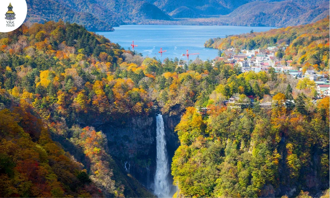 น้ำตกเคะงน Kegon Falls น้ำตกอลังการท่ามกลางใบไม้เปลี่ยนสีและทะเลสาบชูเซ็นจิ Nikko