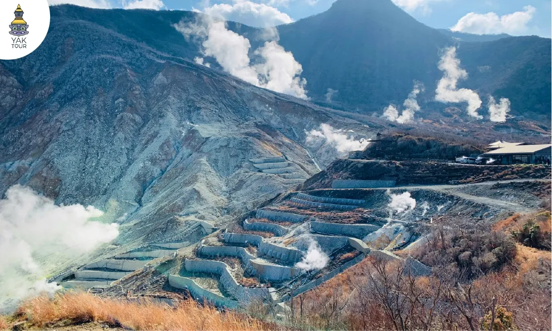 ไอกำมะถันพวยพุ่งที่หุบเขาโอวาคุดานิ จุดเช็กอินยอดฮิตเมื่อมาเที่ยวฮาโกเน่