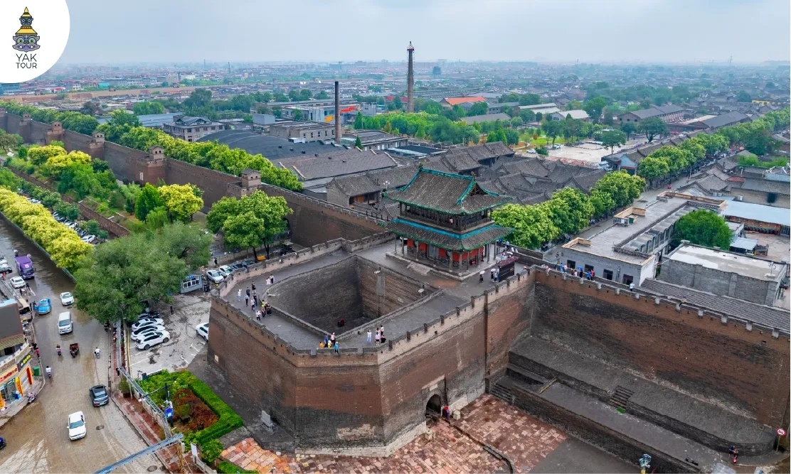 เมืองโบราณ จีน ผิงเหยา ที่ได้รับการอนุรักษ์กำแพงเมืองไว้อย่างสมบูรณ์ที่สุด