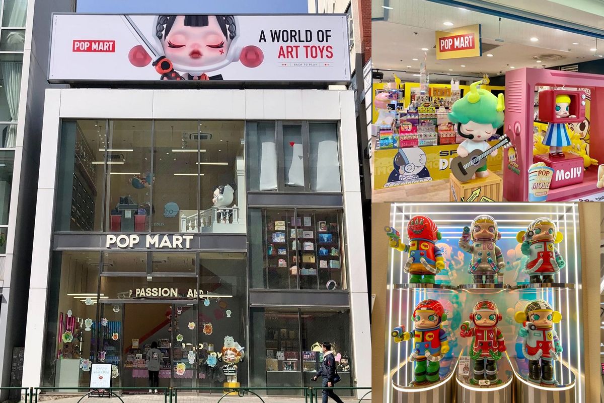 อาคารร้าน POP MART ในประเทศญี่ปุ่นดีไซน์ทันสมัย