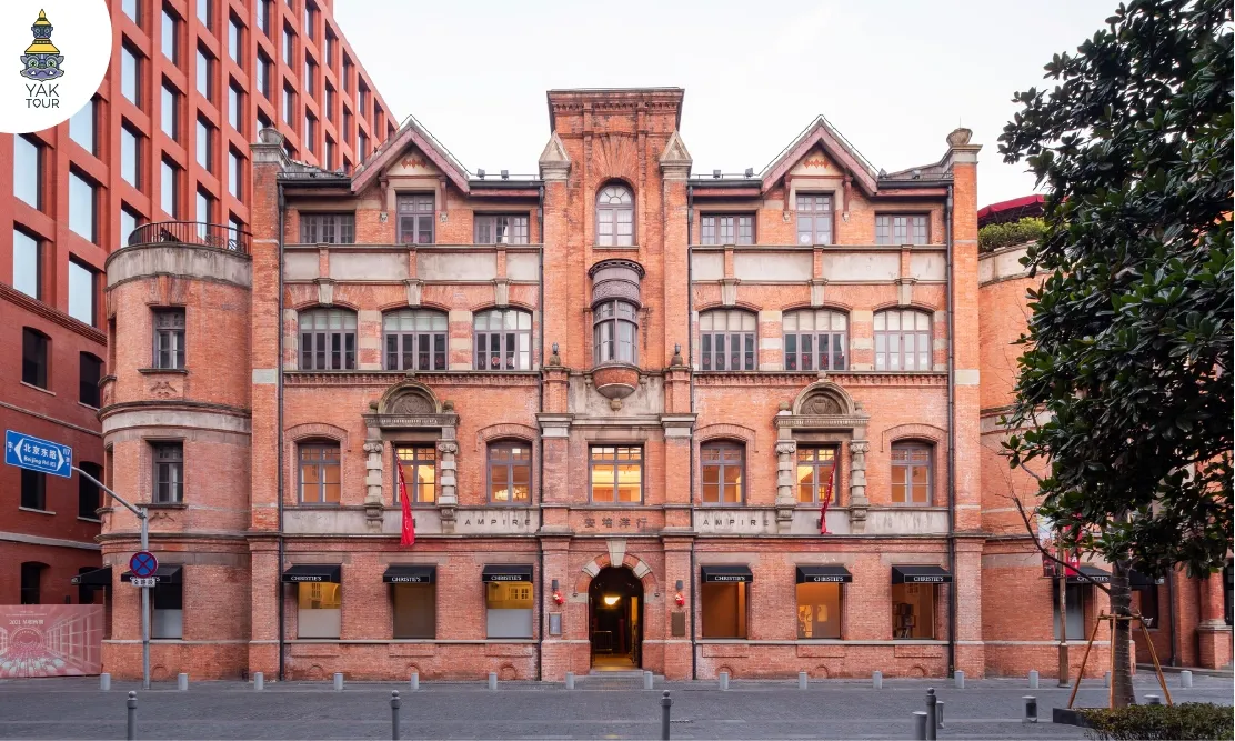 ย่าน Rockbund อาคารอิฐแดงสไตล์ยุโรป จุดถ่ายรูปพอร์ตเทรตสุดคลาสสิกใกล้แม่น้ำหวงผู่