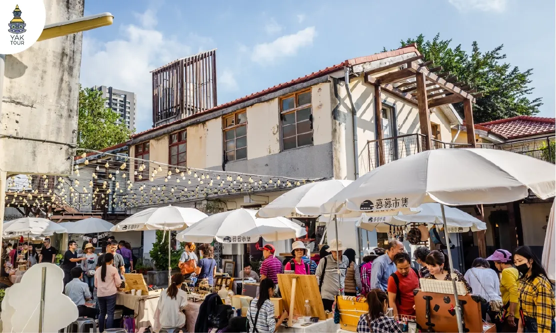 หมู่บ้านเชนจิใหม่ Shen Ji New Village แหล่งรวมร้านค้าและคาเฟ่ในอาคารเก่าแก่บรรยากาศสุดวินเทจ