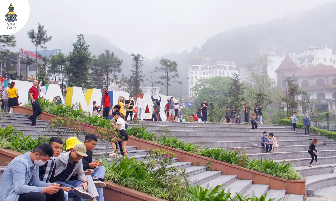 จัตุรัสกลางเมือง Tam Dao Square จุดพักผ่อนและแลนด์มาร์กสำคัญ