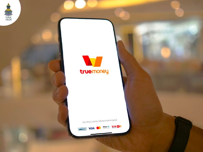 แอปพลิเคชัน TrueMoney สำหรับใช้ชำระเงินในต่างประเทศ
