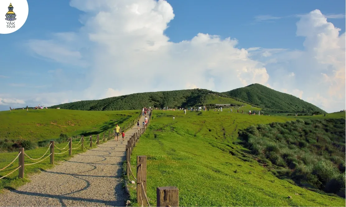 ทางเดินชมวิวธรรมชาติ ณ อุทยานแห่งชาติหยางหมิงซาน (Yangmingshan National Park)