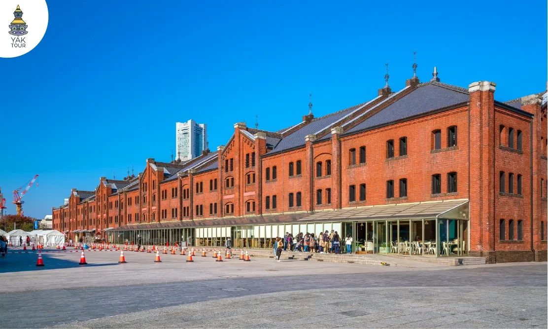 อาคารตึกเก่าสไตล์ตะวันตกที่โกดังอิฐสีแดงโยโกฮาม่า Yokohama Red Brick Warehouse
